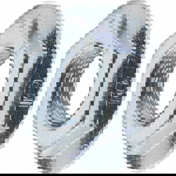 M8x1.25, 17mm Flange Diam, 12mm Across Flats, Serrated Flange Nut